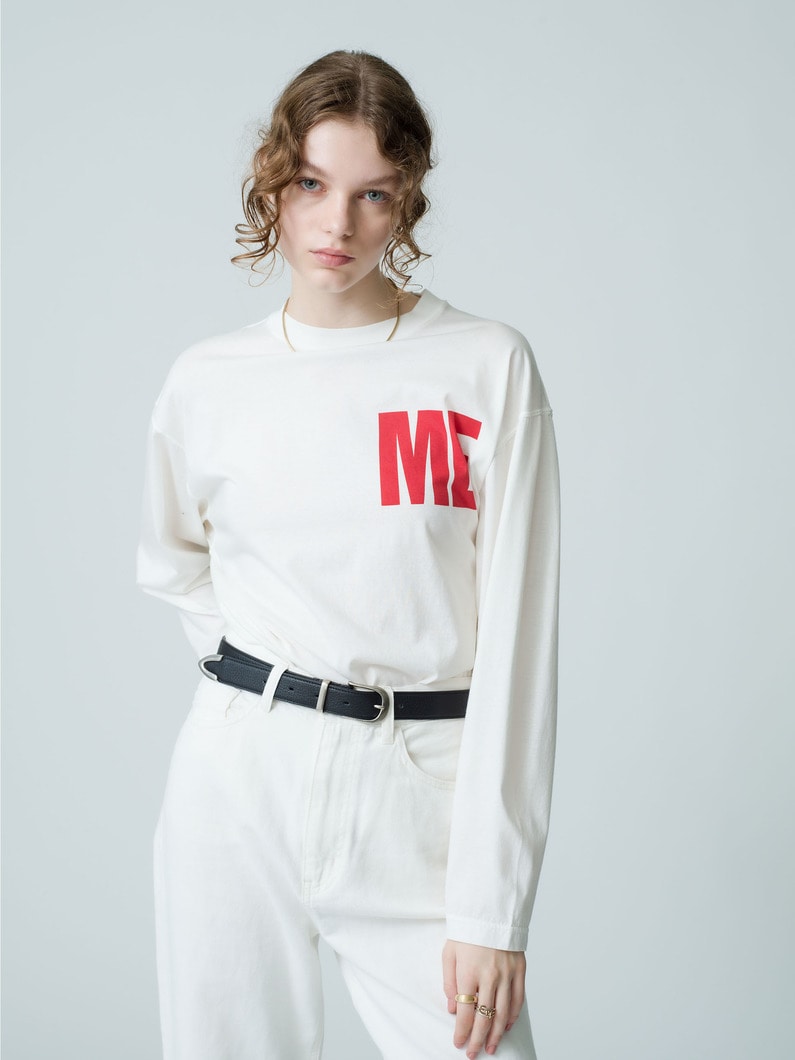 ME Long Sleeve Tee (women) 詳細画像 white 1