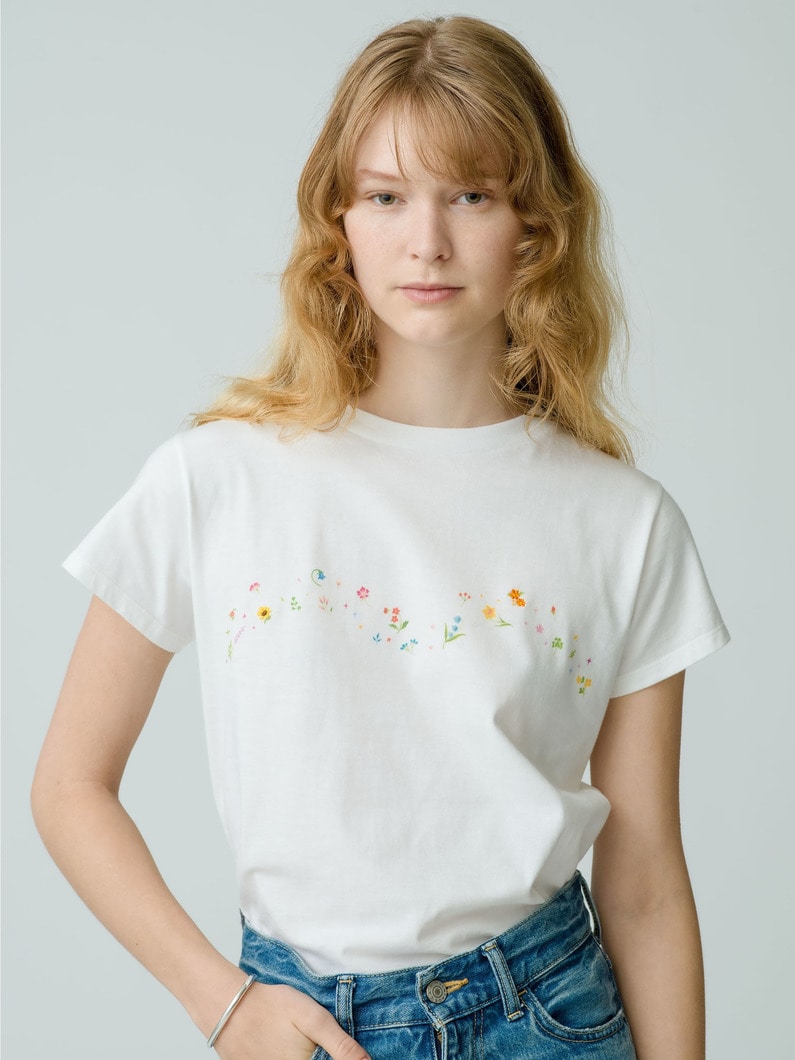 Candy Garden Tee 詳細画像 white 3