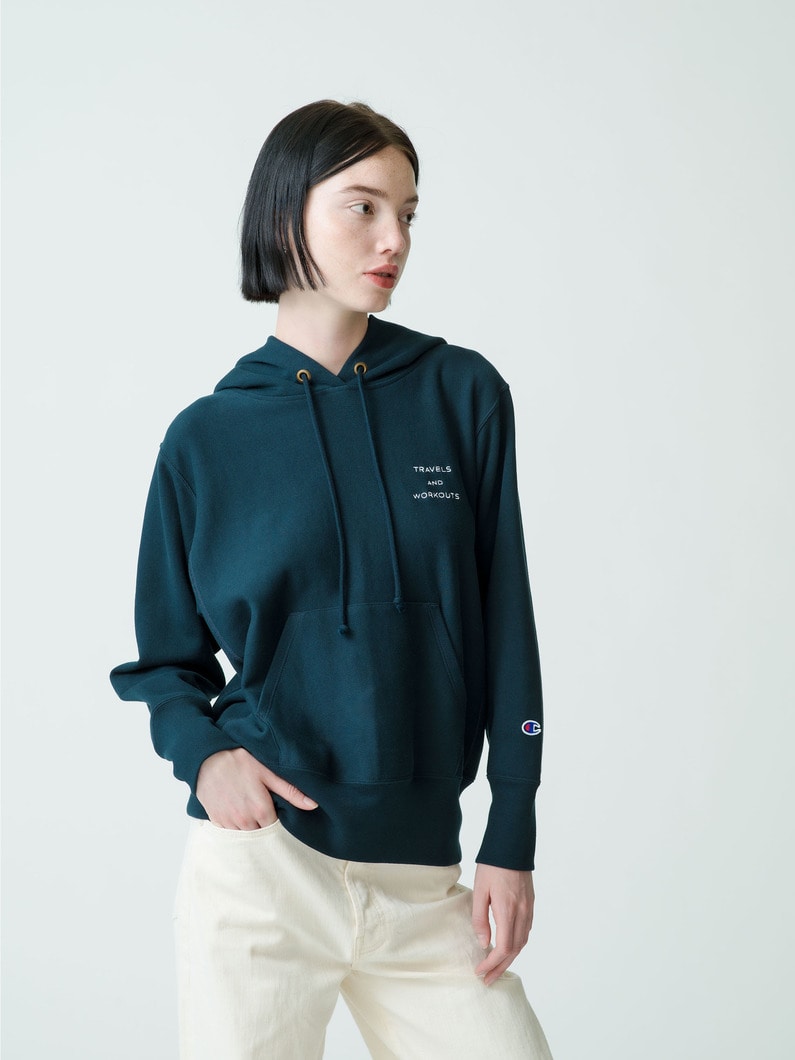 French Terry Sweat Hoodie 詳細画像 navy