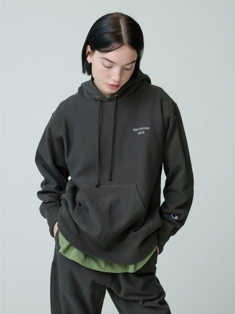 French Terry Sweat Hoodie 詳細画像 black