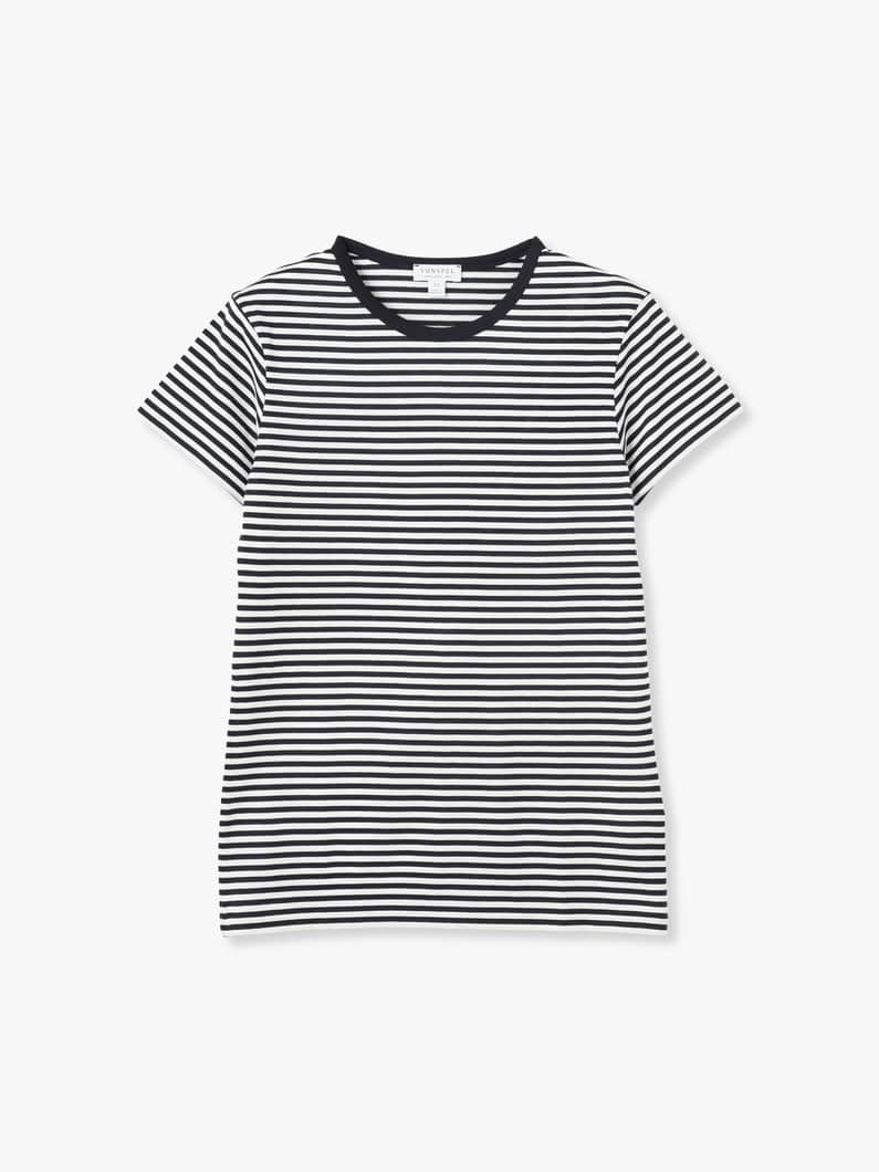 Classic Striped Crew Neck Tee 詳細画像 other 1