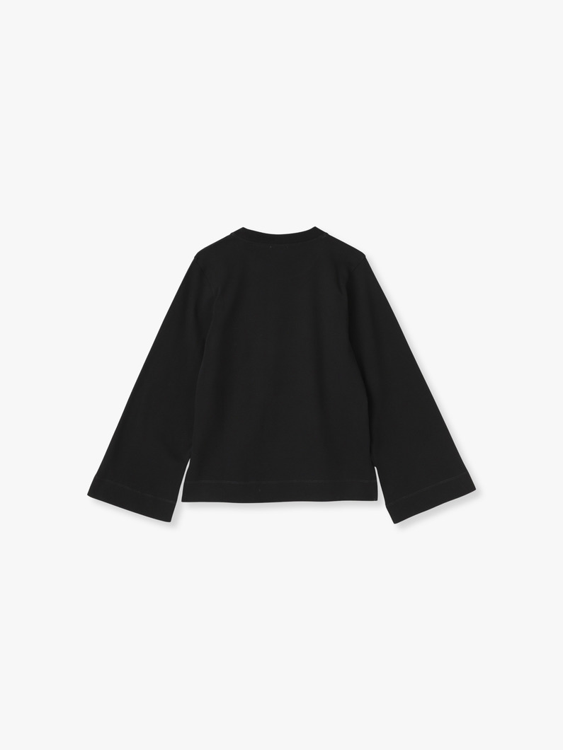 Wide Long Sleeve Tee 詳細画像 black 1