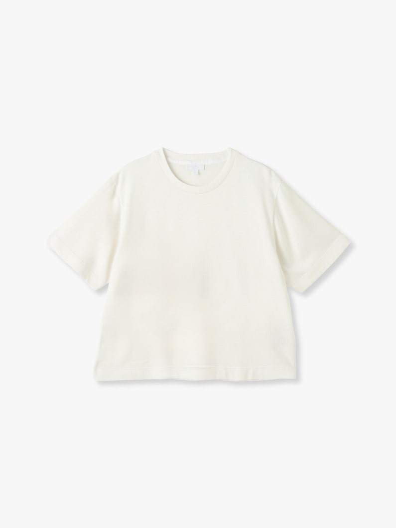 Boxy Silk Tee 詳細画像 white 1