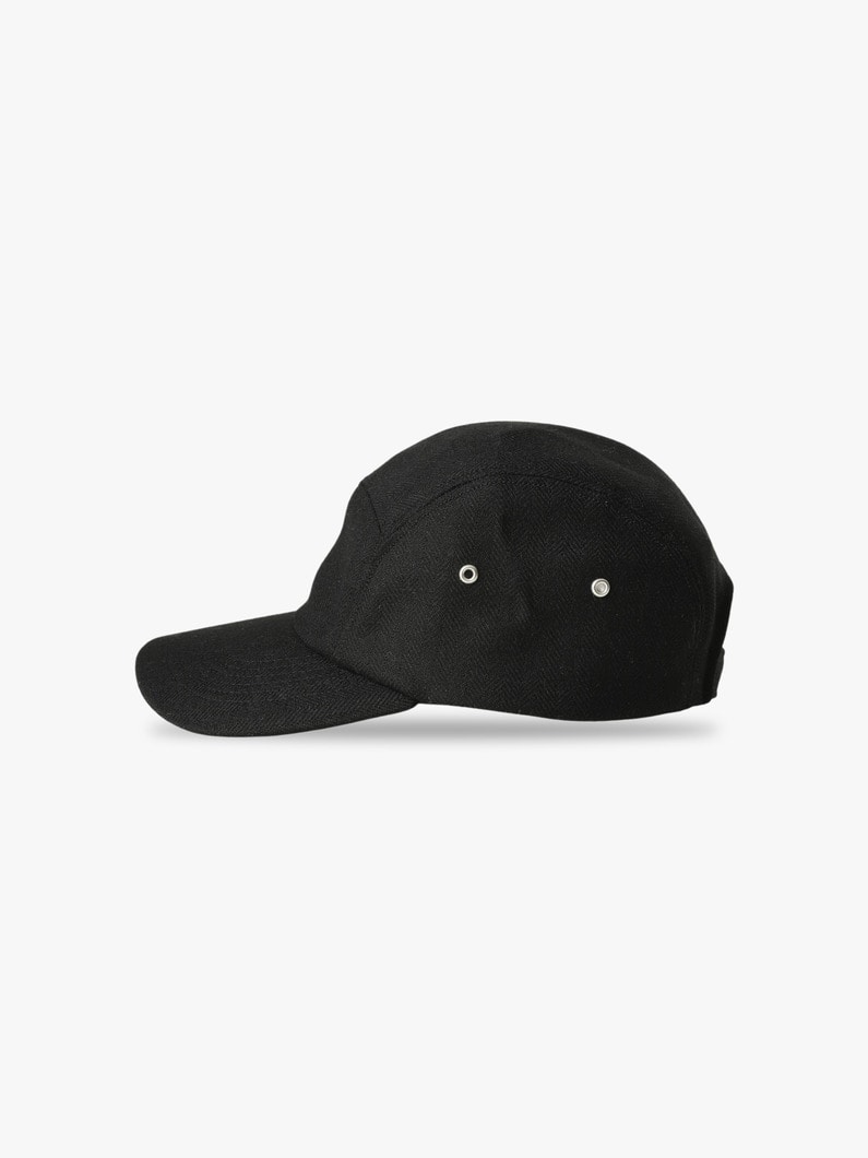 Herringbone Jet Cap 詳細画像 black 1