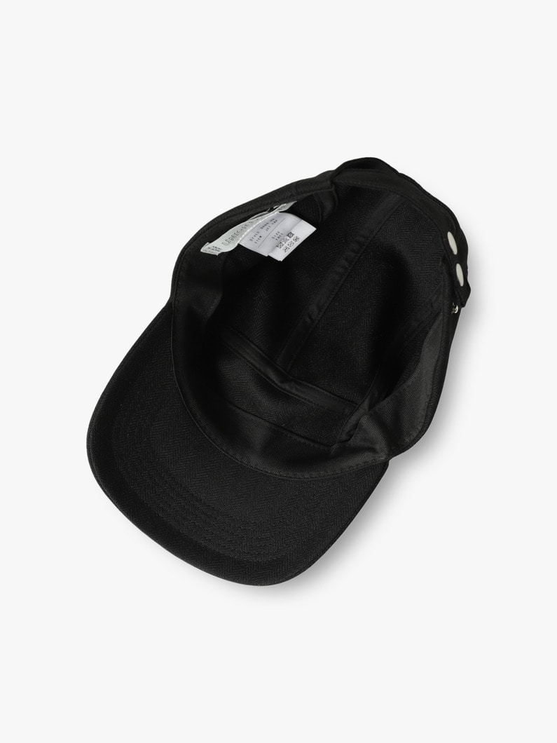 Herringbone Jet Cap 詳細画像 black 3