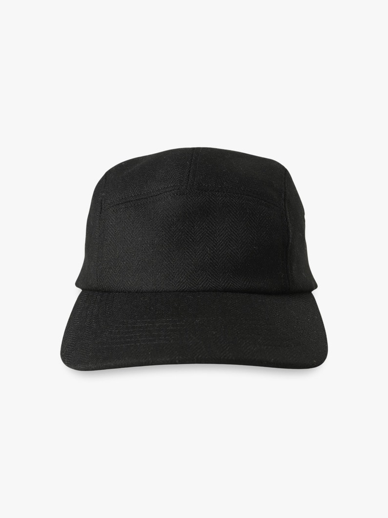 Herringbone Jet Cap 詳細画像 black 2