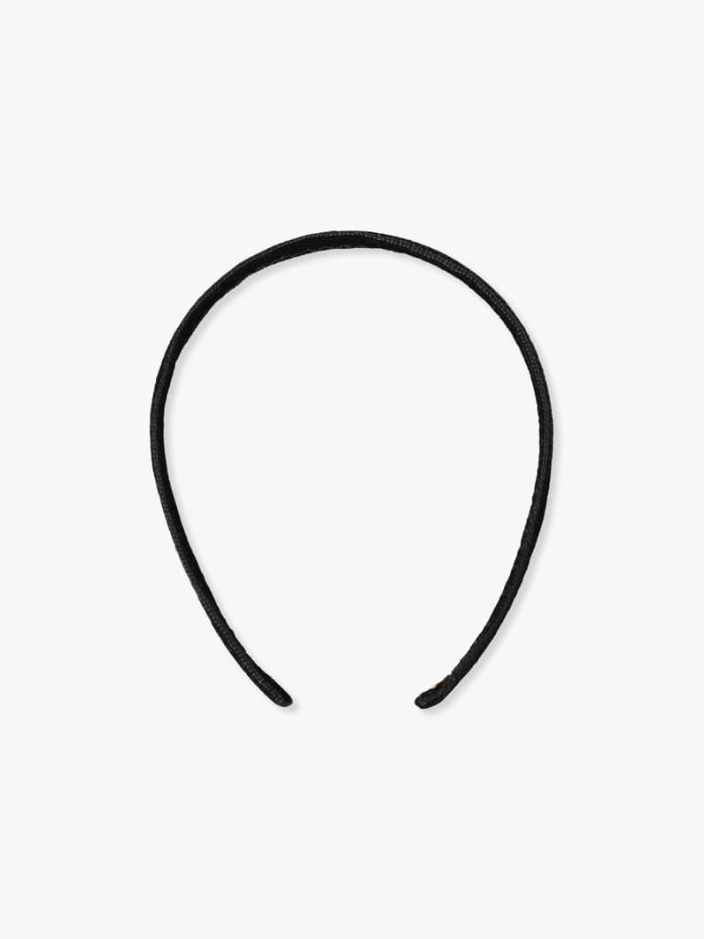 Velvet Skinny Headband 詳細画像 black 1