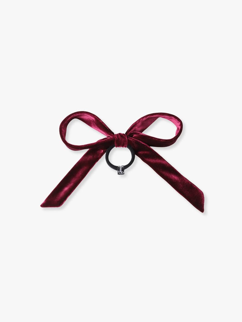 Velvet Floppy Bow Pony 詳細画像 burgundy