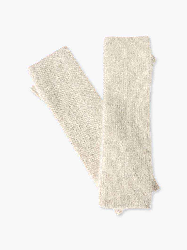 Fox Cashmere Knit Gloves | グローブ 詳細画像 beige