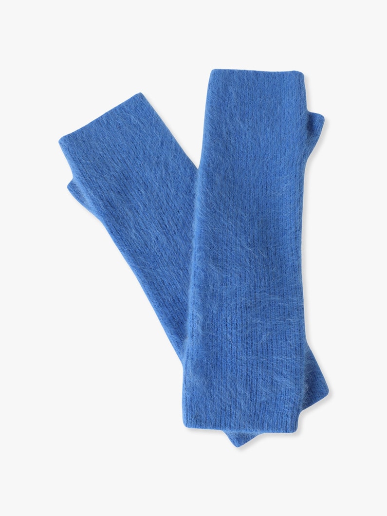 Fox Cashmere Knit Gloves | グローブ 詳細画像 blue 2