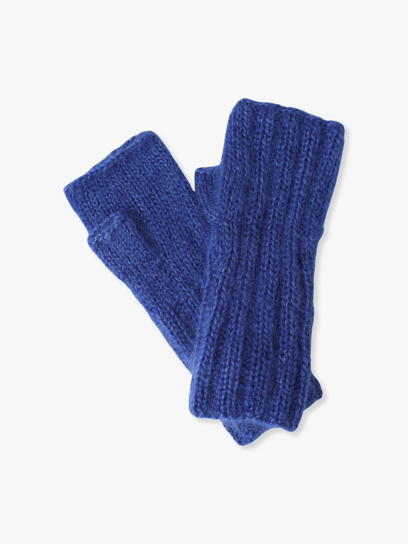 Knit Hand Warmers | ハンドウォーマー 詳細画像 blue