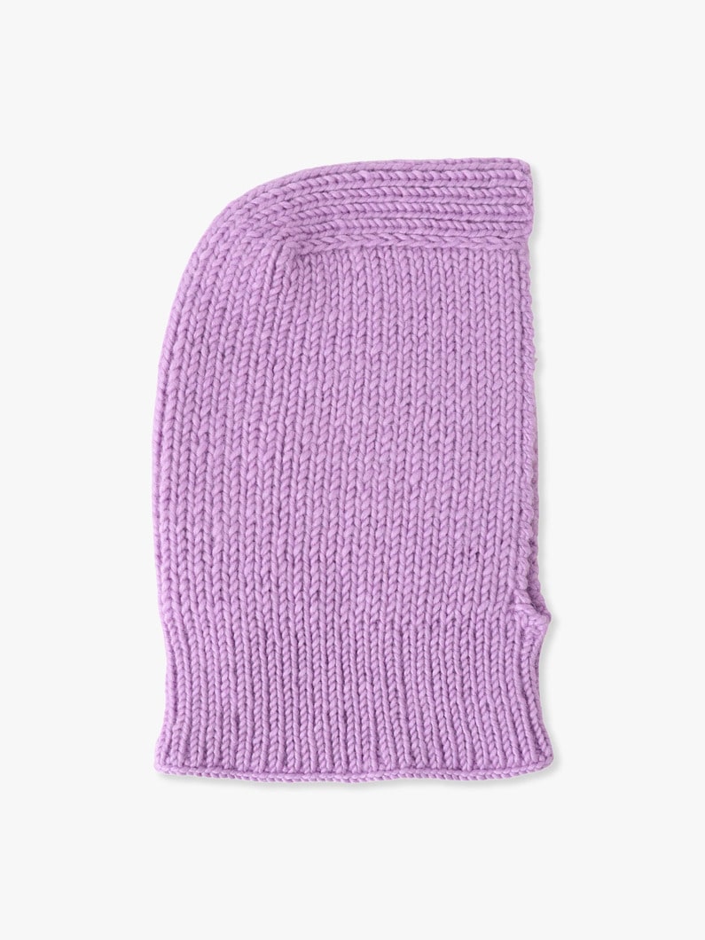 Knit Hood Balaclava | バラクラバ 詳細画像 purple 1