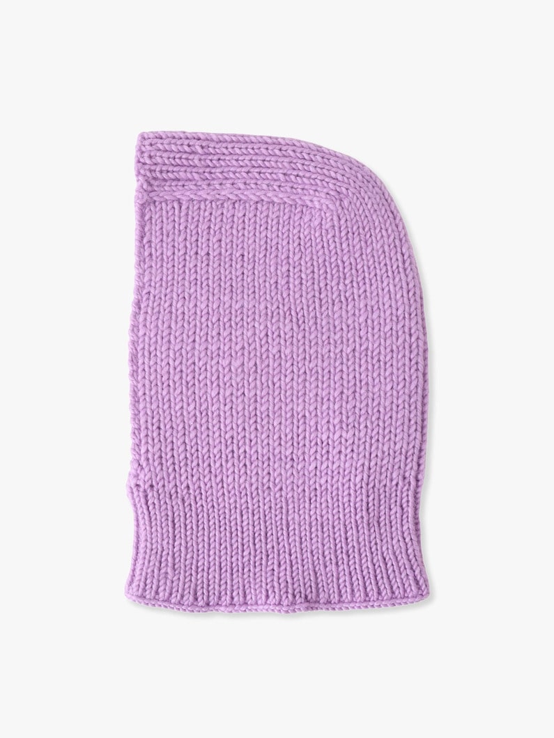 Knit Hood Balaclava | バラクラバ 詳細画像 purple 2