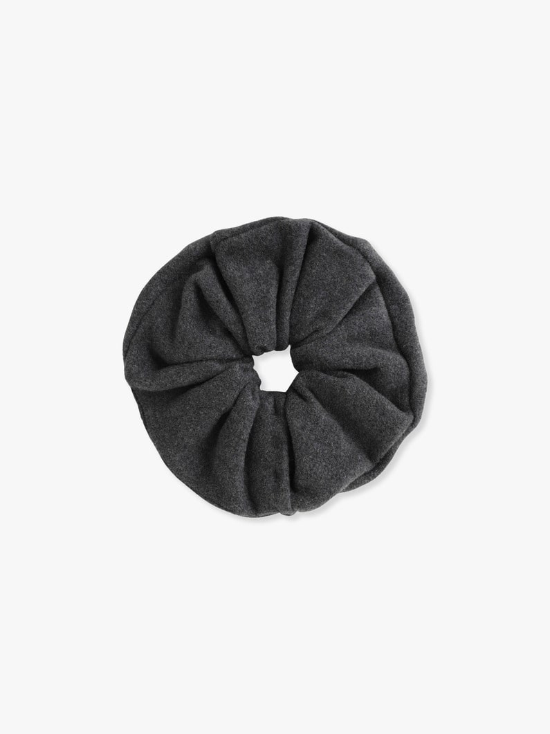 Wool Scrunchie (ivory/gray) 詳細画像 ivory 1