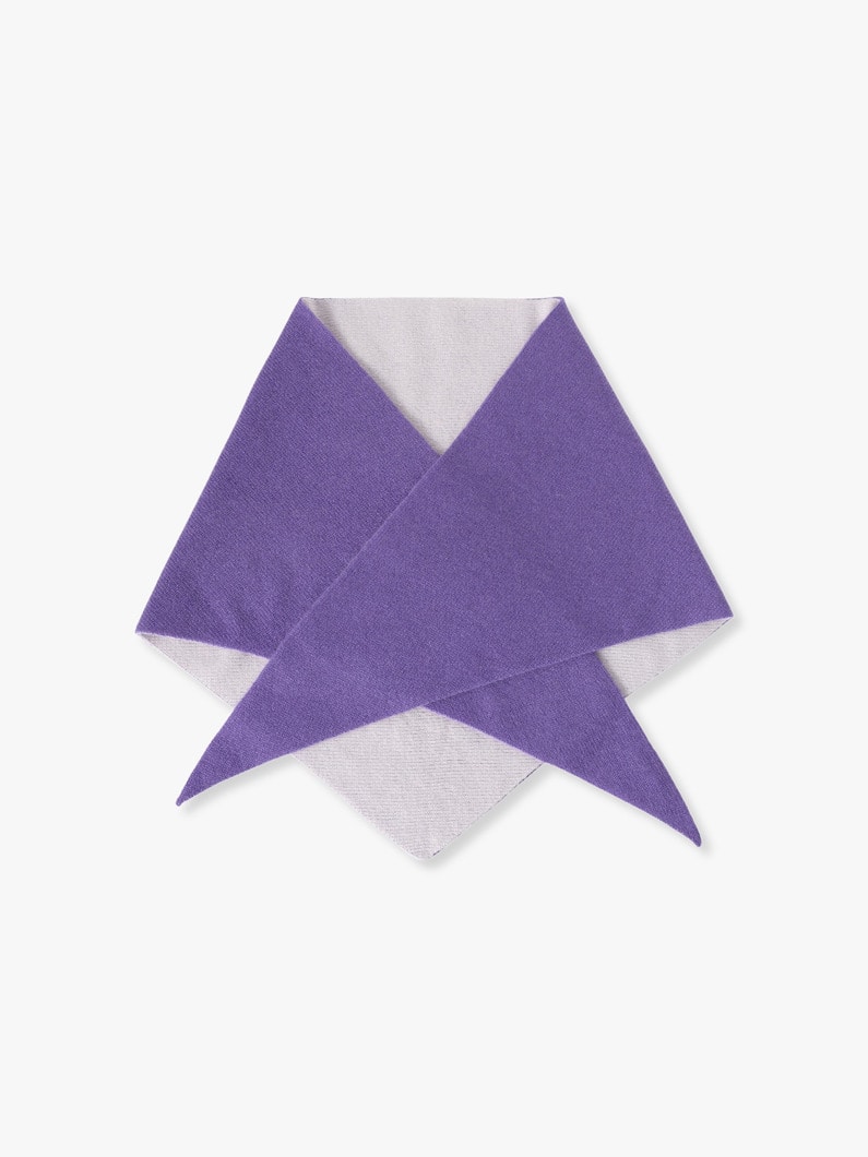 Seamless Triangle River Scarf 詳細画像 purple 4