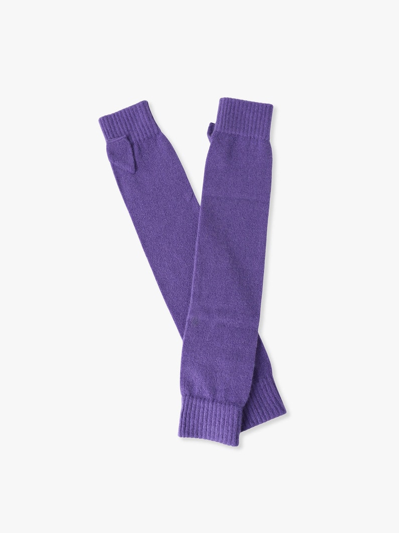 Seamless Knit Arm Warmer 詳細画像 purple