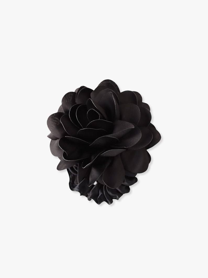 Flower Scrunchie 詳細画像 black 1