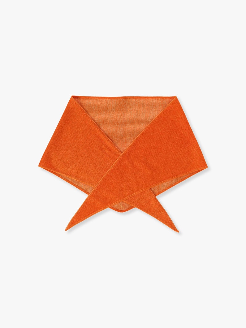 Velvet Silk Scarf 詳細画像 orange 1