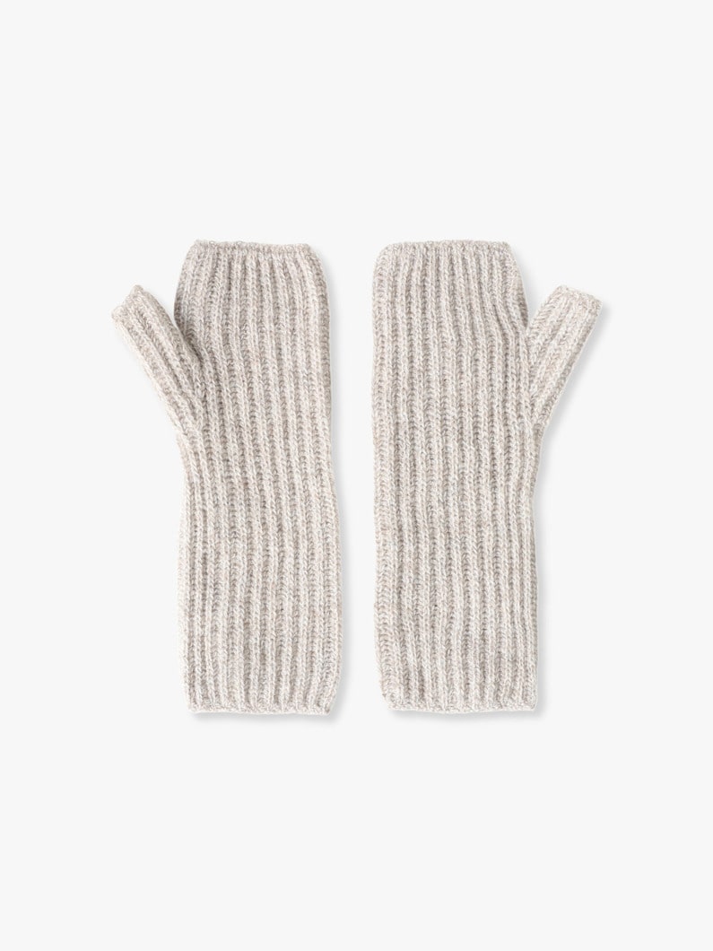 Cashmere Rib Wrist Warmers【グローブ】 詳細画像 light gray 1