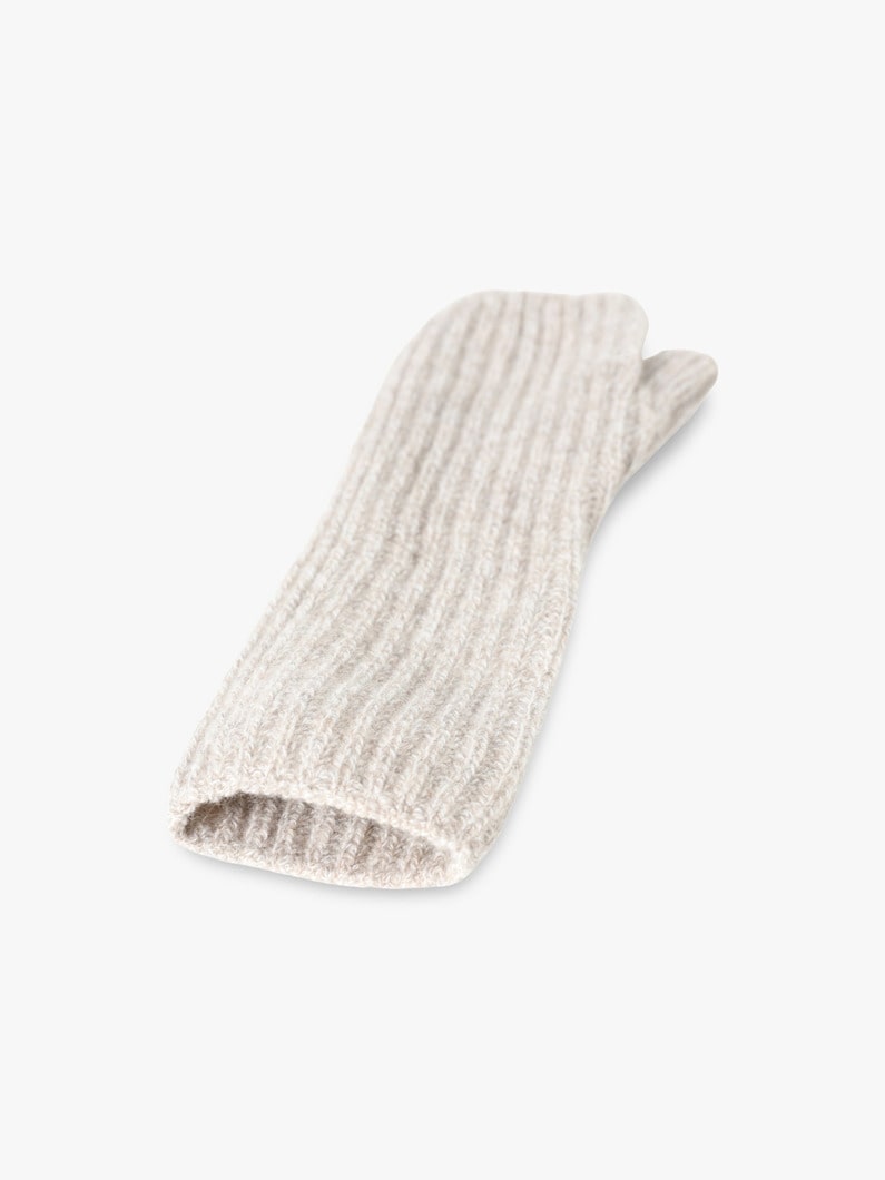 Cashmere Rib Wrist Warmers【グローブ】 詳細画像 light gray 2