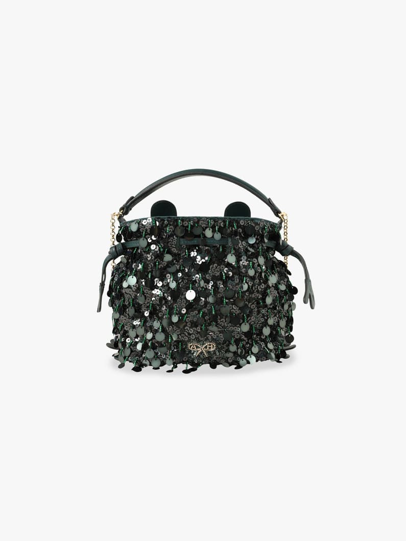 Sequins Frog Cross Body Bag 詳細画像 green 2