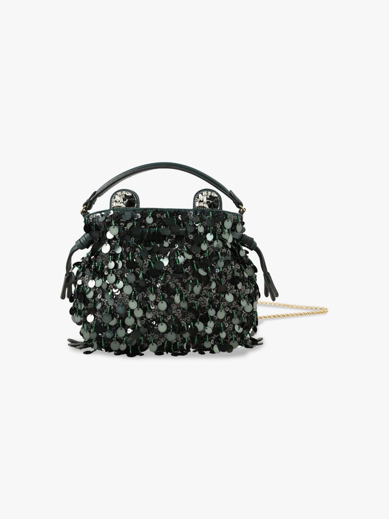 Sequins Frog Cross Body Bag 詳細画像 green 1