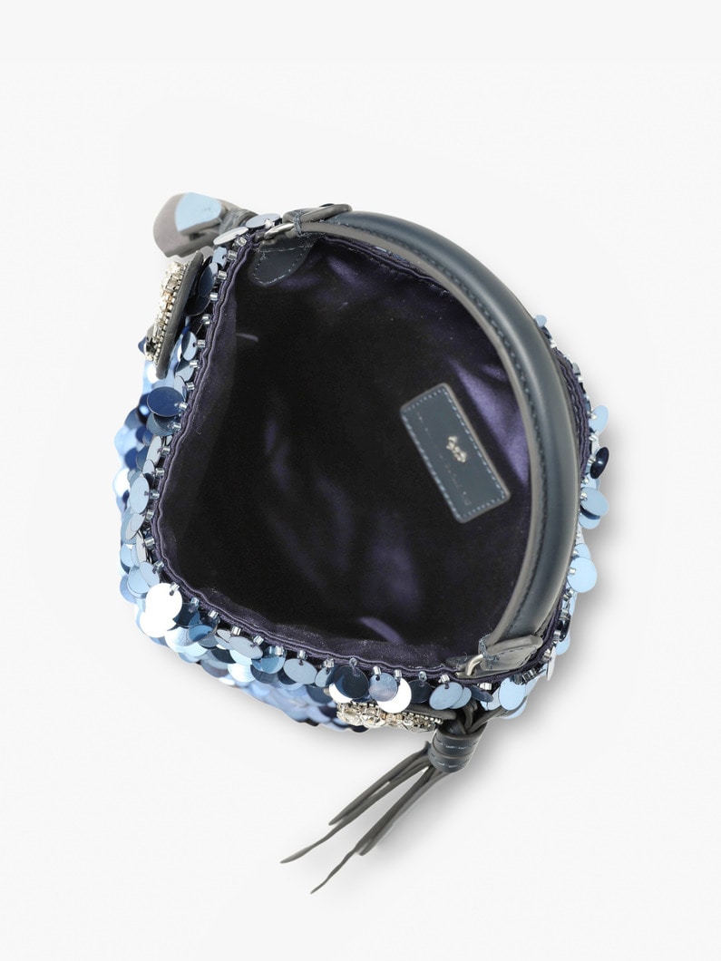 Sequins Fish Cross Body Bag 詳細画像 blue 4