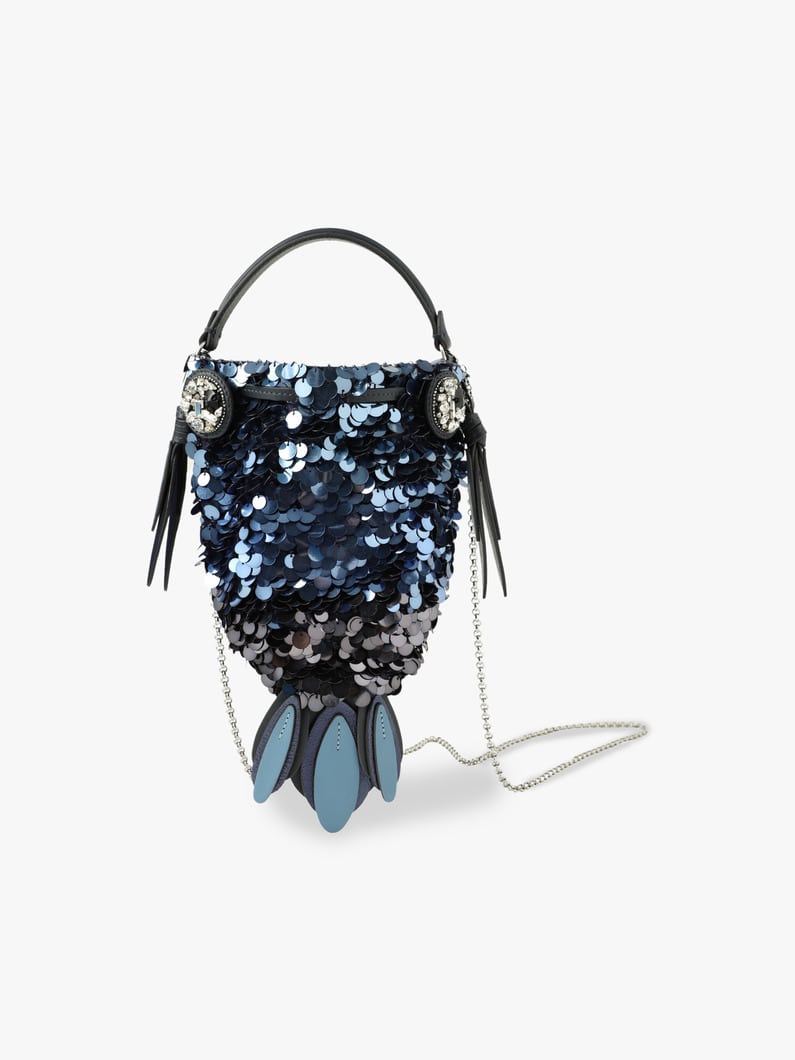 Sequins Fish Cross Body Bag 詳細画像 blue 1