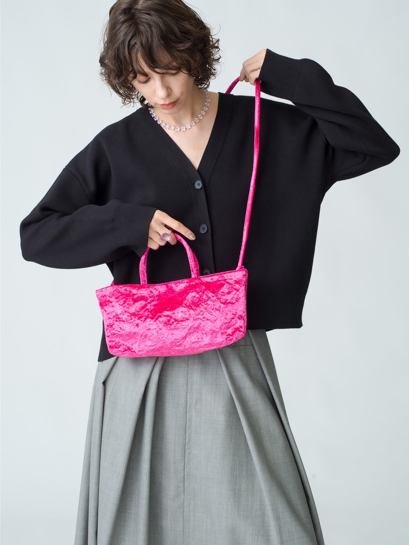 Velvet Dagi Bag 詳細画像 pink