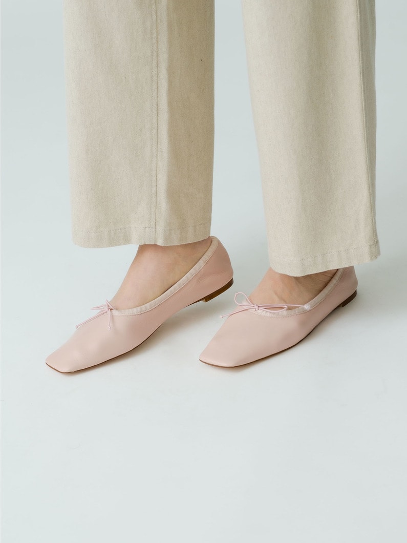 Soft Amber Ballet Shoes (pink/gold/black) 詳細画像 pink 2