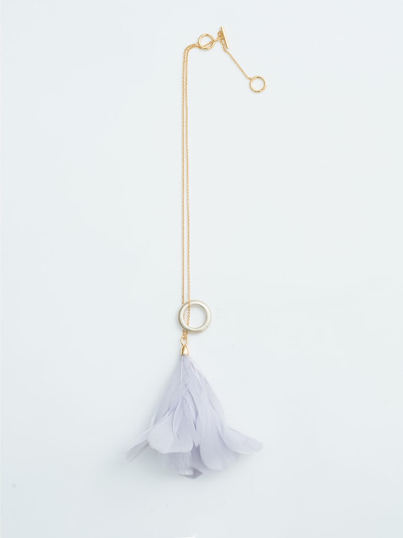 15th Anniversary Feather Necklace 詳細画像 lavender 3