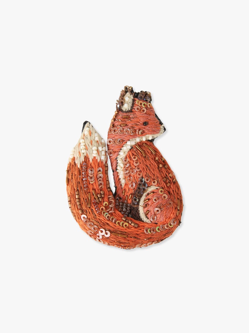 Red Fox Brooch【ブローチ】 詳細画像 brown 1