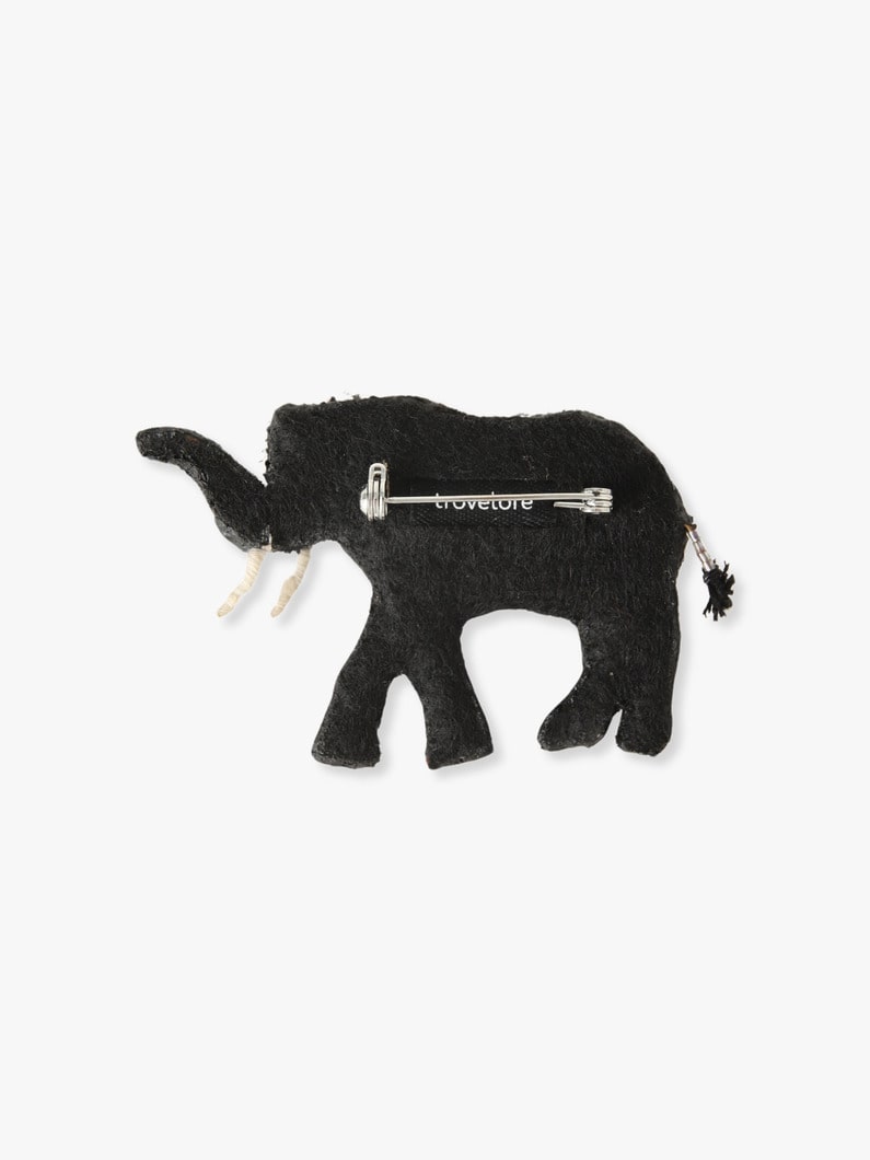 Africa Forest Elephant Brooch【ブローチ】 詳細画像 gray 1