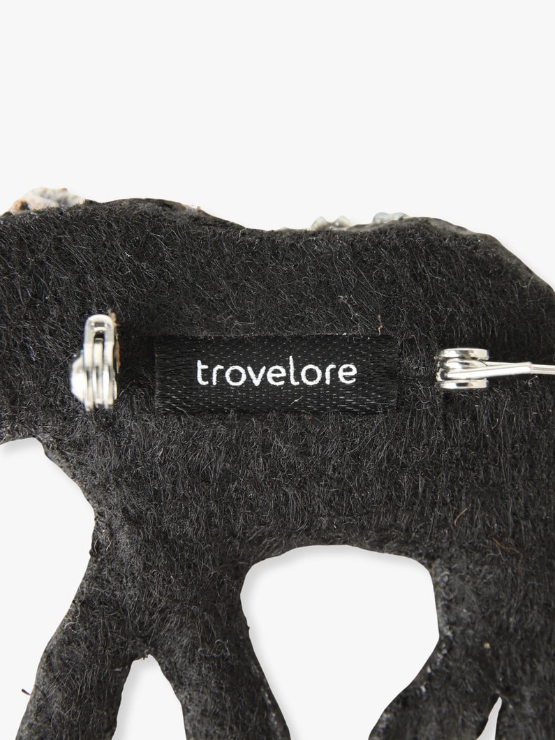 Africa Forest Elephant Brooch【ブローチ】 詳細画像 gray 2