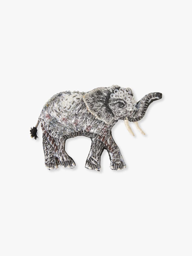 Africa Forest Elephant Brooch【ブローチ】 詳細画像 gray 1