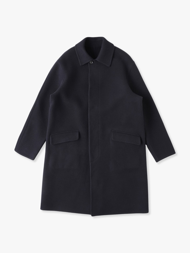 Balmacaan Rever Coat 詳細画像 navy 3