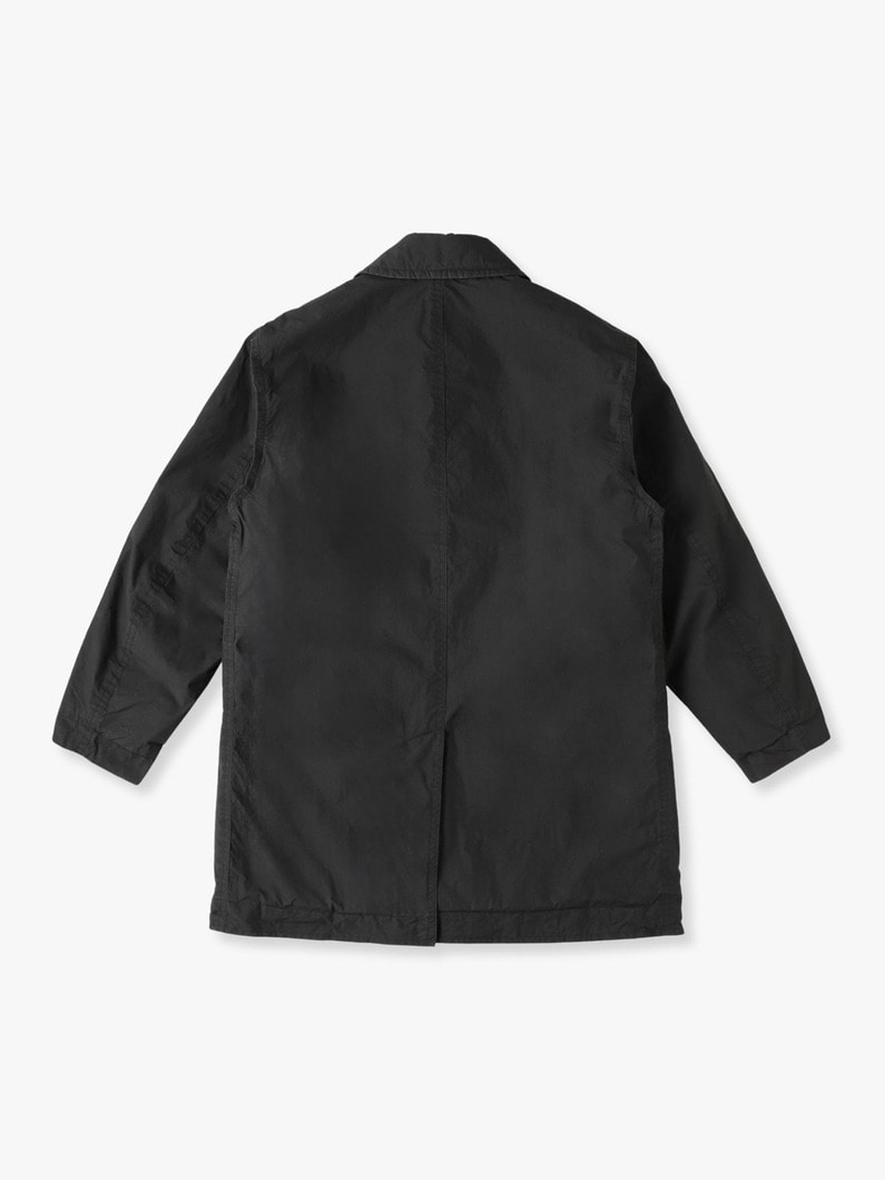 Cotton Nylon Typewriter Soutien Collar Coat 詳細画像 black 1