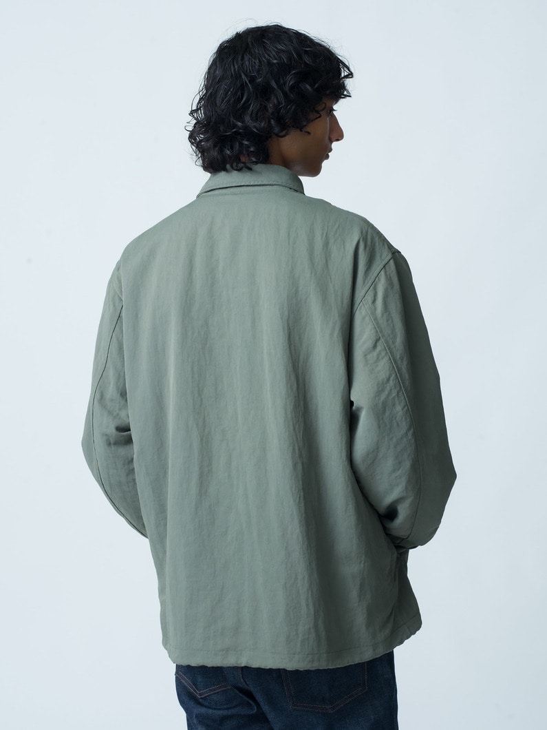 Recycle Nylon Twill Coach Jacket | ジャケット 詳細画像 khaki 2