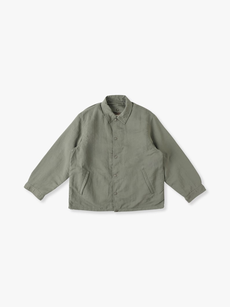 Recycle Nylon Twill Coach Jacket | ジャケット 詳細画像 khaki 3