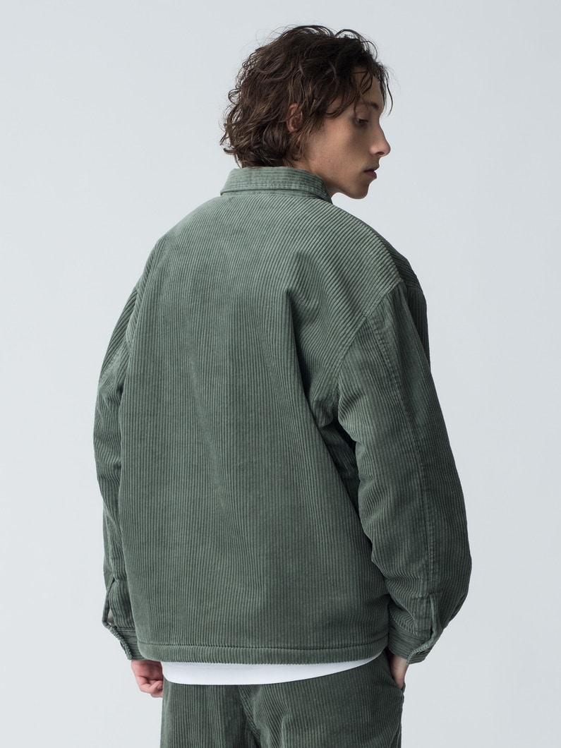 Corduroy Boa Jacket 詳細画像 green 3