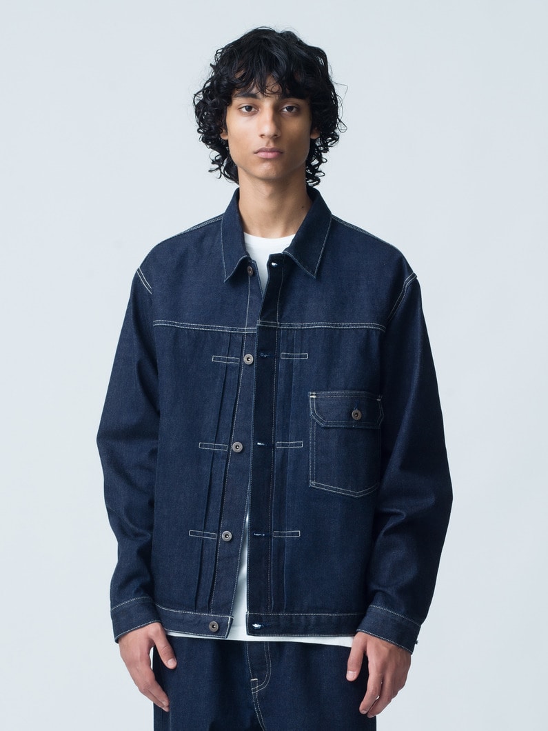 Cowboy Organic Cotton Denim Jacket 詳細画像 indigo 1