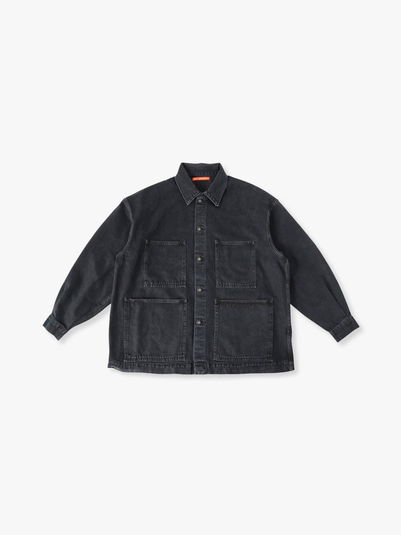 Denim Shirt Jacket | ジャケット 詳細画像 black 4