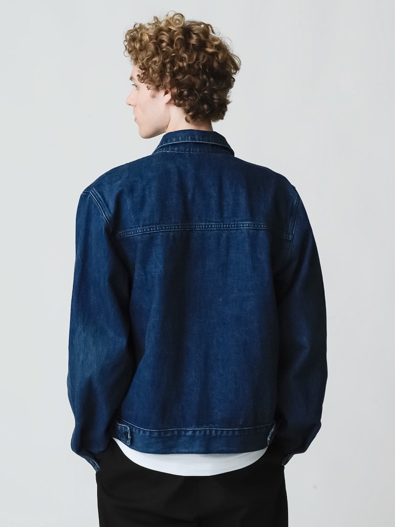 Denim Zip Work Jacket | ジャケット 詳細画像 indigo 3