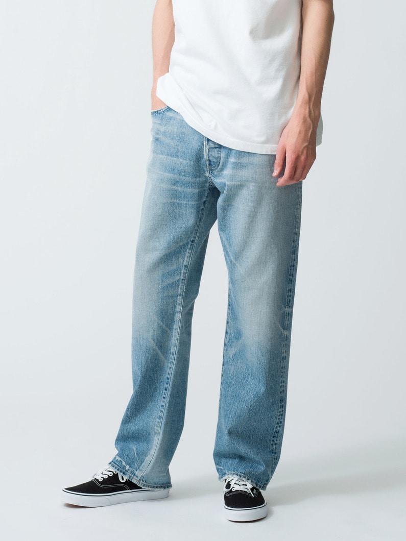 Straight Fit Denim Pants 詳細画像 blue 1