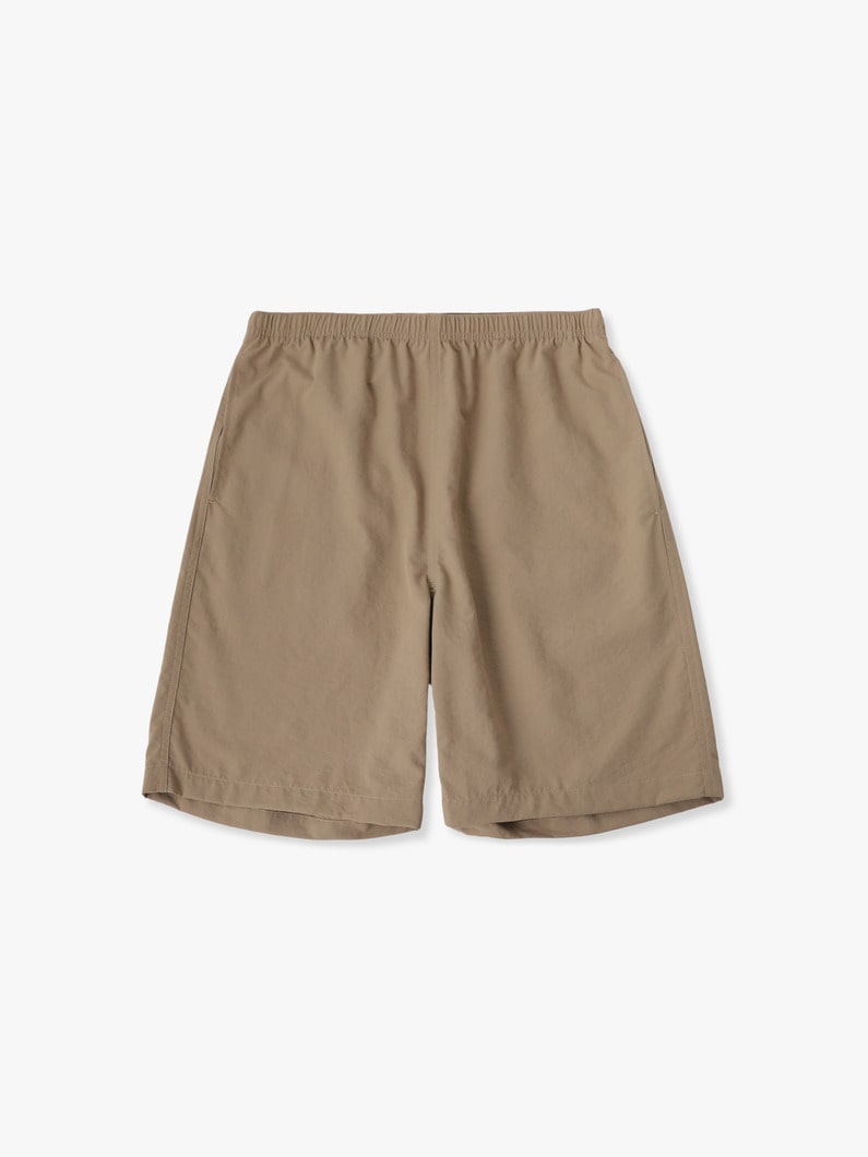 Recycled Polyester Twill Baggy Shorts 詳細画像 beige