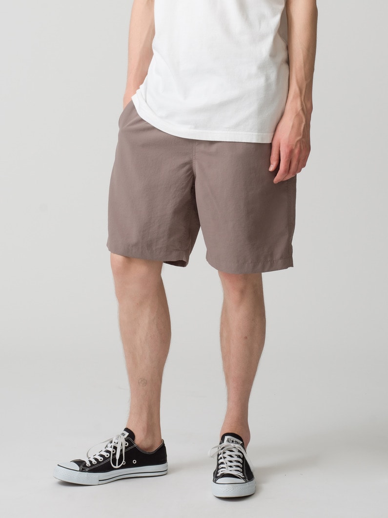 Recycled Polyester Twill Baggy Shorts 詳細画像 gray