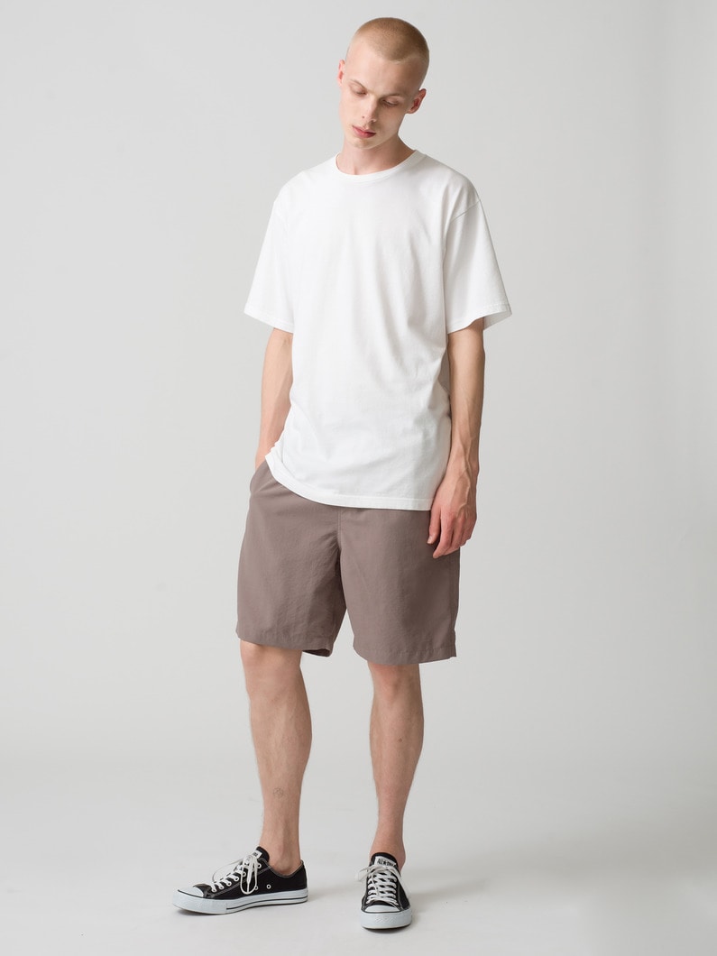 Recycled Polyester Twill Baggy Shorts 詳細画像 gray 2