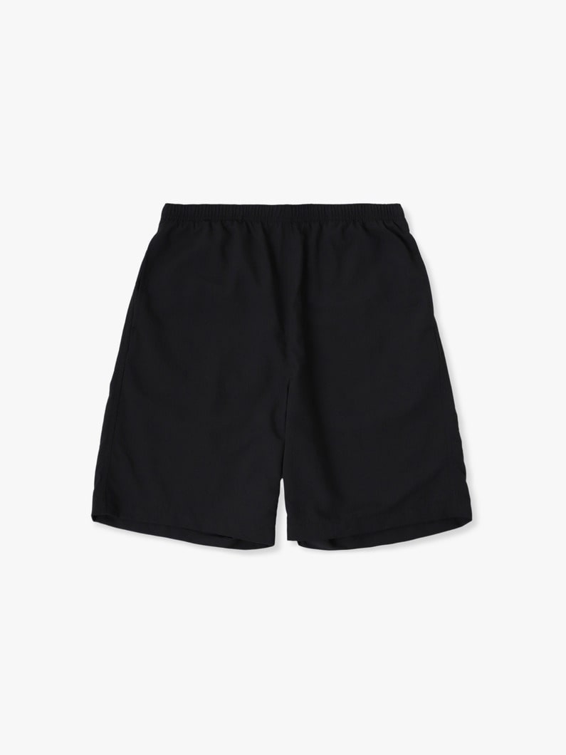 Recycled Polyester Twill Baggy Shorts 詳細画像 black 1