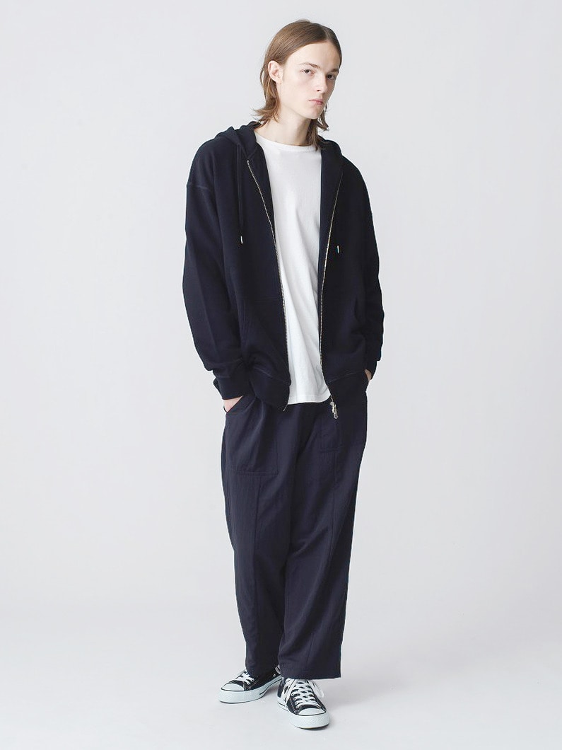 Center Striped Utility Easy Pants | パンツ 詳細画像 black 2