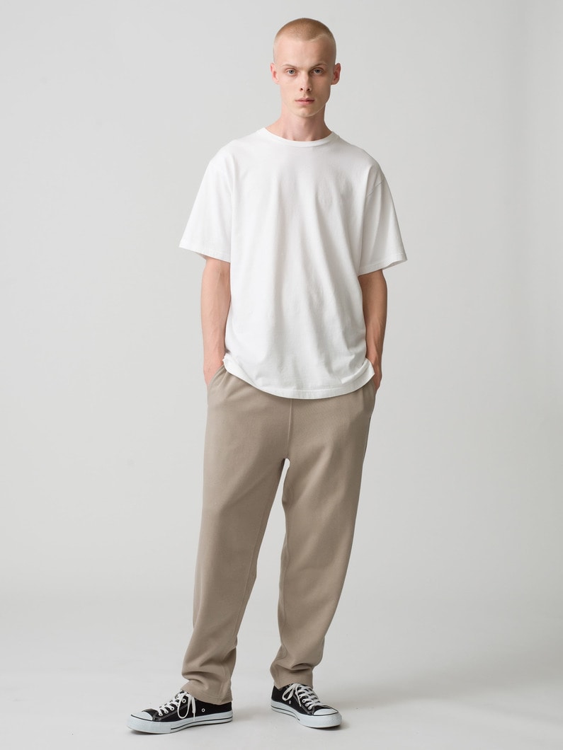 Bamboo Cotton French Terry Sweat Pants 詳細画像 beige 2